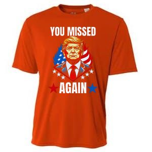 You Missed Again Trump 2024 Election Cooling Performance Crew T-Shirt