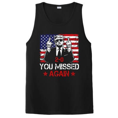 You Missed Again Trump 2024 Election Us Flag PosiCharge Competitor Tank