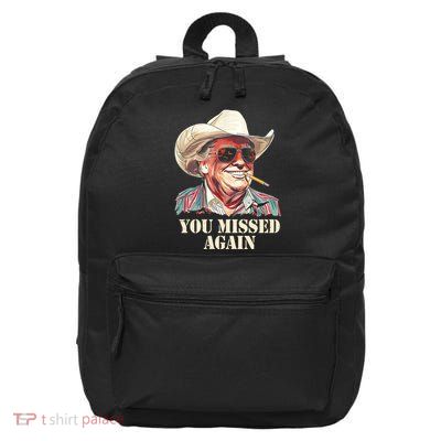 You Missed Again Trump 16 in Basic Backpack
