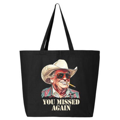You Missed Again Trump 25L Jumbo Tote