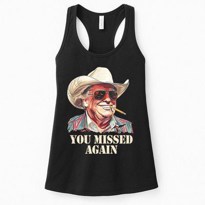 You Missed Again Trump Womens Tank Top