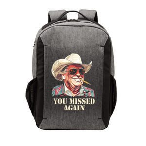 You Missed Again Trump Vector Backpack