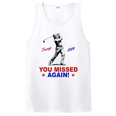 You Missed Again Trump Golf PosiCharge Competitor Tank