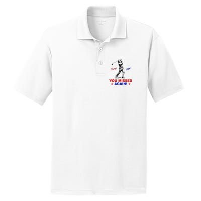 You Missed Again Trump Golf PosiCharge RacerMesh Polo