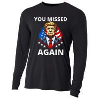 You Missed Again Trump 2024 Election Premium Cooling Performance Long Sleeve Crew