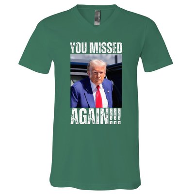 You Missed Again V-Neck T-Shirt