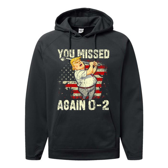 You Missed Again You Missed Performance Fleece Hoodie