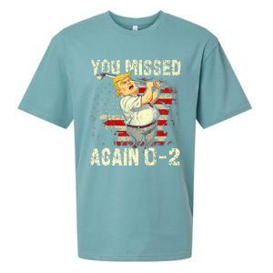 You Missed Again You Missed Sueded Cloud Jersey T-Shirt