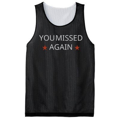 You Missed Again Mesh Reversible Basketball Jersey Tank