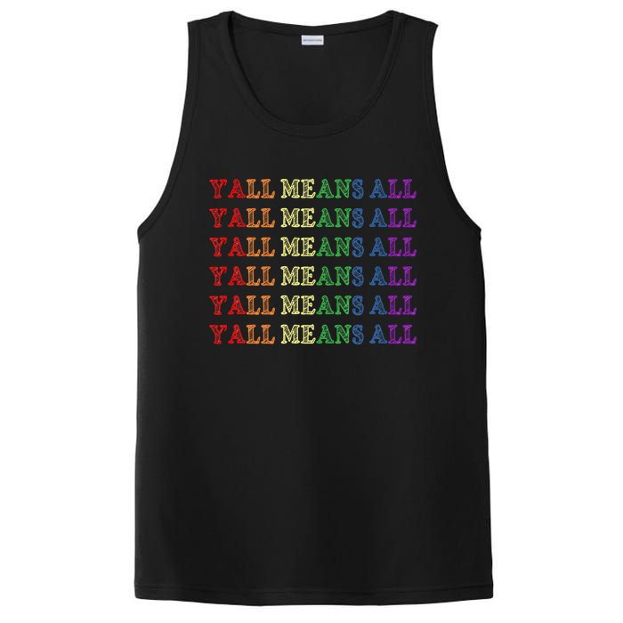 Y’All Means All Pride Month Lgbtqi Pride PosiCharge Competitor Tank