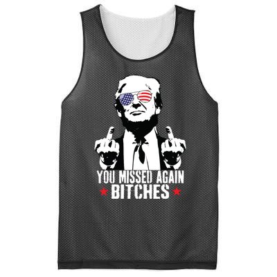 You Missed Again Bitches Mesh Reversible Basketball Jersey Tank