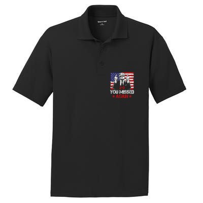 You Missed Again Trump 2024 Election Us Flag PosiCharge RacerMesh Polo