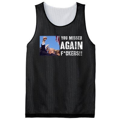 You Missed Again Fvckers You Missed Mesh Reversible Basketball Jersey Tank