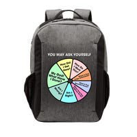You May Ask Yourself Classic 80S Pop Music Retro Pie Chart Vector Backpack