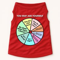 You May Ask Yourself Classic 80S Pop Music Retro Pie Chart Doggie Tank