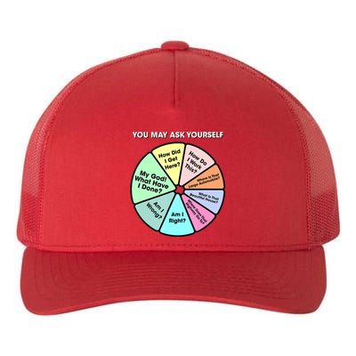 You May Ask Yourself Classic 80S Pop Music Retro Pie Chart Yupoong Adult 5-Panel Trucker Hat