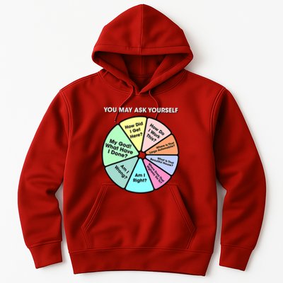 You May Ask Yourself Classic 80S Pop Music Retro Pie Chart Hoodie