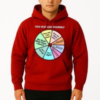 You May Ask Yourself Classic 80S Pop Music Retro Pie Chart Hoodie
