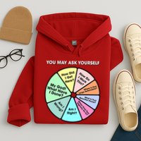You May Ask Yourself Classic 80S Pop Music Retro Pie Chart Hoodie
