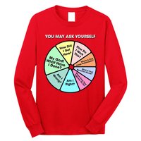 You May Ask Yourself Classic 80S Pop Music Retro Pie Chart Long Sleeve Shirt