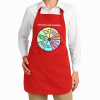 You May Ask Yourself Classic 80S Pop Music Retro Pie Chart Apron