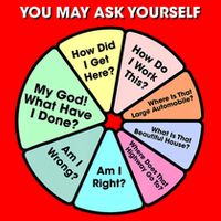 You May Ask Yourself Classic 80S Pop Music Retro Pie Chart 16 in Basic Backpack