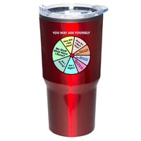 You May Ask Yourself Classic 80S Pop Music Retro Pie Chart Tumbler