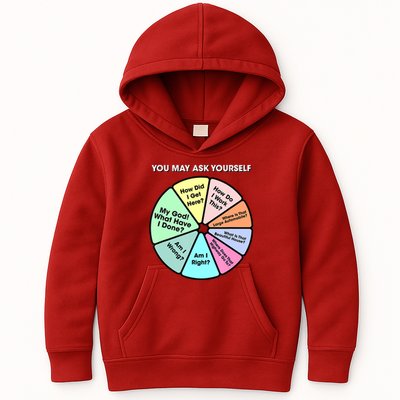 You May Ask Yourself Classic 80S Pop Music Retro Pie Chart Kids Hoodie