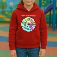 You May Ask Yourself Classic 80S Pop Music Retro Pie Chart Kids Hoodie