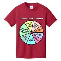 You May Ask Yourself Classic 80S Pop Music Retro Pie Chart Kids T-Shirt