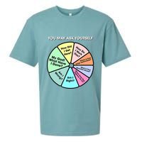 You May Ask Yourself Classic 80S Pop Music Retro Pie Chart Sueded Cloud Jersey T-Shirt
