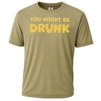 You Might Be Drunk Funny Drinking Humor Cooling Performance Crew T-Shirt