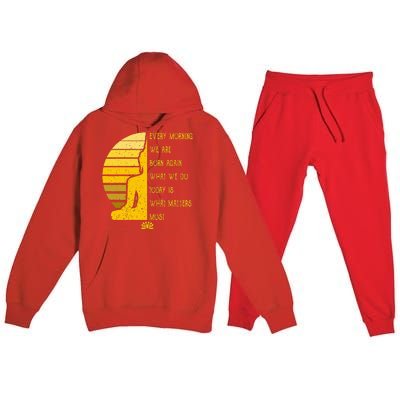 Yoga Meditation Buddha Gift Yoga Teacher Premium Hooded Sweatsuit Set