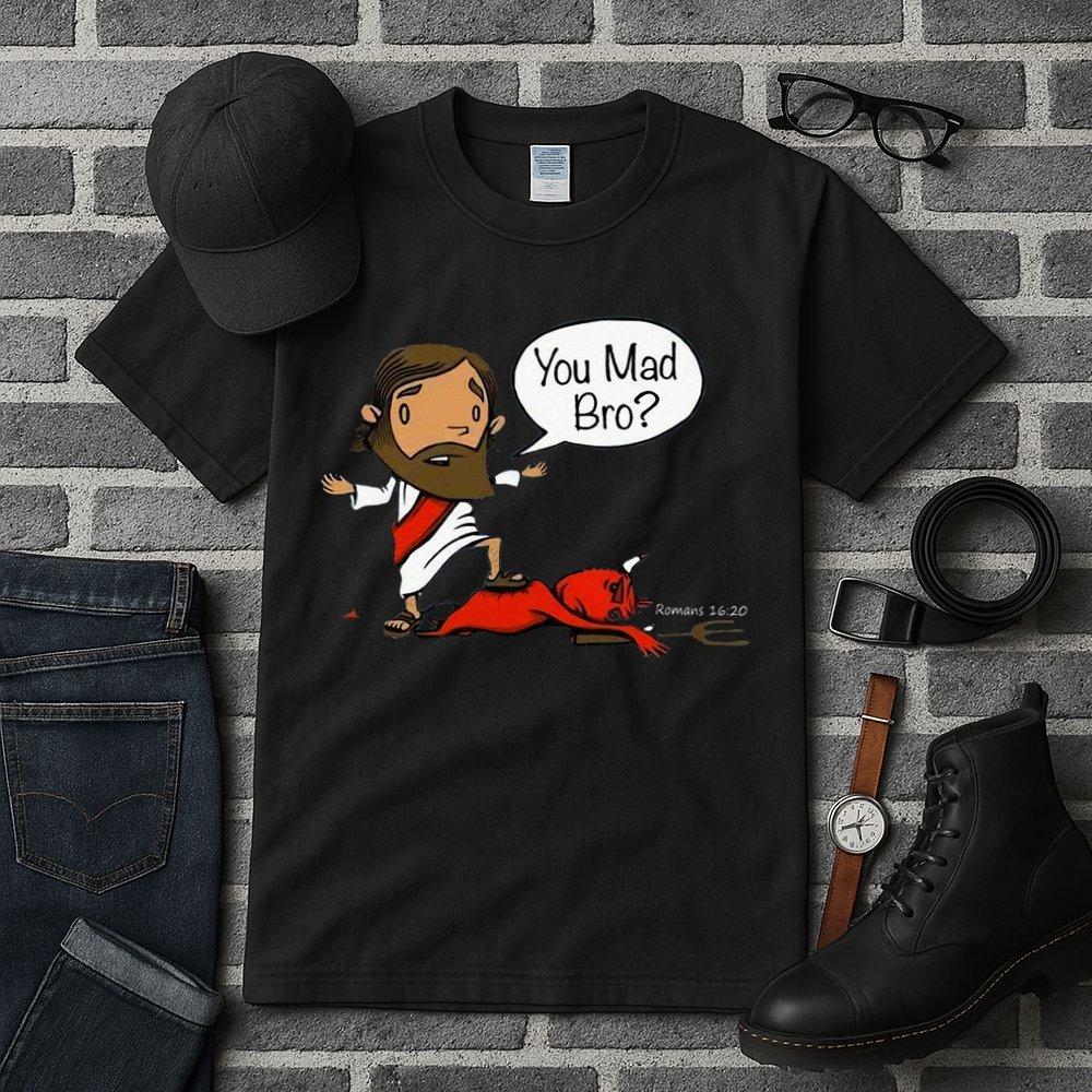 You Mad Bro Funny Jesus Tall T-Shirt