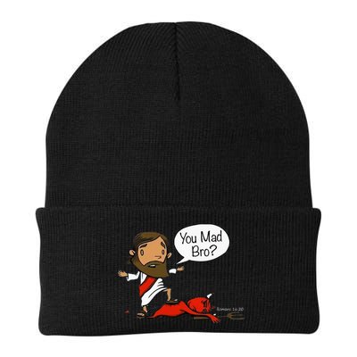 You Mad Bro Funny Jesus Beanie