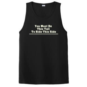 You Must Be This Tall To Ride This Ride Funny Tall PosiCharge Competitor Tank