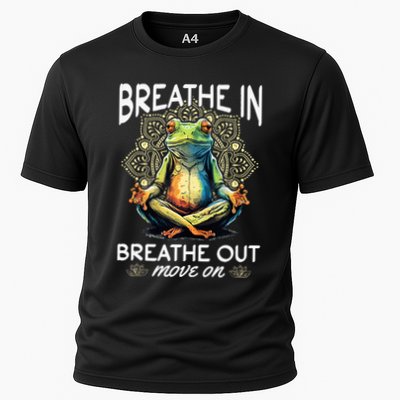 Yoga Meditation Breathe In Breathe Out Move On Performance Shirt
