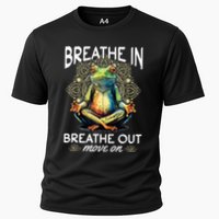 Yoga Meditation Breathe In Breathe Out Move On Cooling Performance Crew T-Shirt