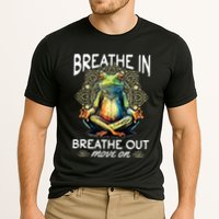 Yoga Meditation Breathe In Breathe Out Move On Cooling Performance Crew T-Shirt