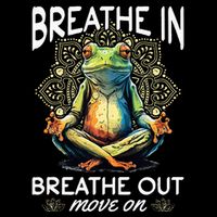 Yoga Meditation Breathe In Breathe Out Move On Cooling Performance Crew T-Shirt