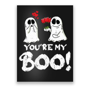 Youre My Boo Lazy Halloween Costume Funny Ghost Couple Poster