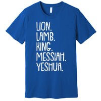 Yeshua Messiah Christmas Xmas Holiday Religious Christian Gift Premium T-Shirt