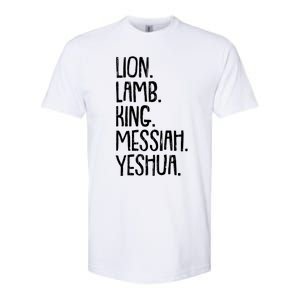 Yeshua Messiah Christmas Xmas Holiday Religious Christian Gift Softstyle CVC T-Shirt