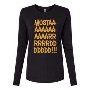 Yellow Mustard Cool Funny Meme Hip Hop Music Graphic Womens Cotton Relaxed Long Sleeve T-Shirt