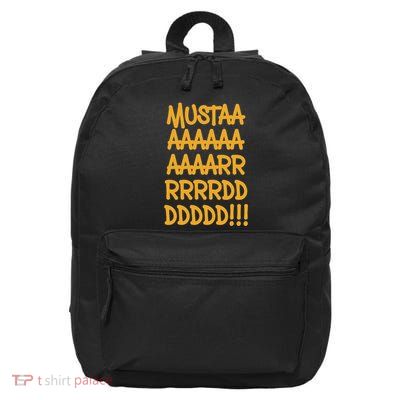 Yellow Mustard Cool Funny Meme Hip Hop Music Graphic 16 in Basic Backpack