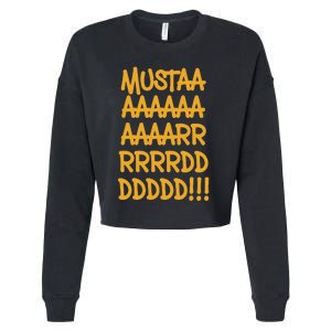 Yellow Mustard Cool Funny Meme Hip Hop Music Graphic Cropped Pullover Crew