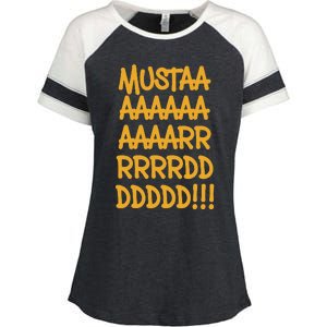 Yellow Mustard Cool Funny Meme Hip Hop Music Graphic Enza Ladies Jersey Colorblock Tee