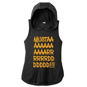 Yellow Mustard Cool Funny Meme Hip Hop Music Graphic Gift Ladies PosiCharge Tri-Blend Wicking Draft Hoodie Tank