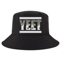 Yeet Meme Cannabis Leaf Pattern Cool Comfort Performance Bucket Hat