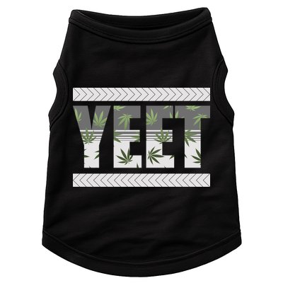 Yeet Meme Cannabis Leaf Pattern Doggie Tank